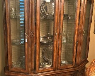 Lovely coordinating china cabinet