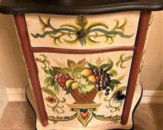 Small painted chest