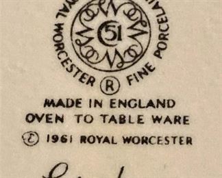 Royal Worcester "Evesham" - Made in England