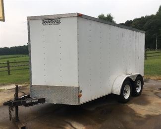 7 X 14 enclosed trailer with some cosmetic damage(posted picture of it), asking $2800. If it doesn't sell first day, will take bids.