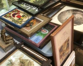 Interesting art collection and prints