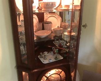 Pair of corner cabinets