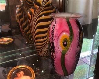 Hand painted porcelains