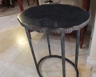Really cute side table - metal