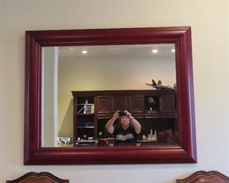 Red Mahogany Mirror