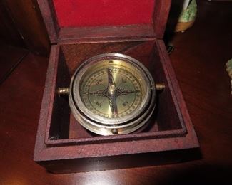 Brass Compass 