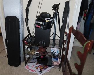 Gun Cases - Yes they are empty - Gun Rack - Bow - Pool Stick