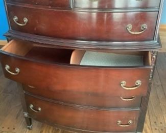 Kent Coffey chest of drawers.  Measures 37” w x 21” d x 50” t.  Presale $225