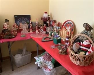 Lots of Christmas items…several antique pieces