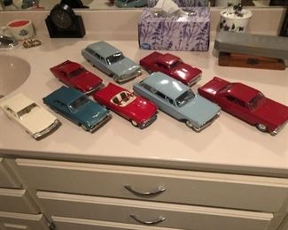 Stovall Motor Company, Cornelia Georgia. New model, give away cars from the 60s. Some stamped Hubley and A M T inc. 