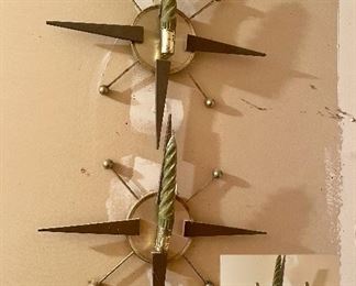 Vintage Mid-Century wall Art Deco that matches clock