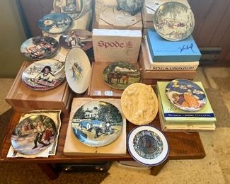 Large selection of Collector Plates: Spode, Hamilton Collection, M.J. Hummel, Knowles, RECO, Konigszelt (Romania), Bradford Exchange, Norman Rockwell, Pemberton & Oaks and many more!