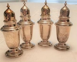 Sterling Silver Gorham Salt and Pepper Shakers 758 ~ 161 grams