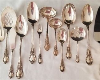Lunt Sterling Silver American Victorian  Hostess Set
