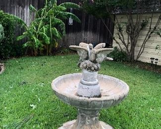 Concrete fountain