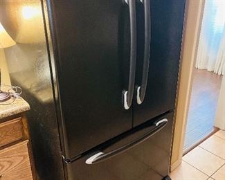 Maytag fridge 
Black fridge 
Black 3 drawer fridge 
