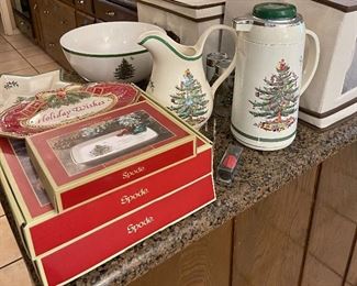 Spode Christmas dishes 
Huge collection of Spode Dishes 