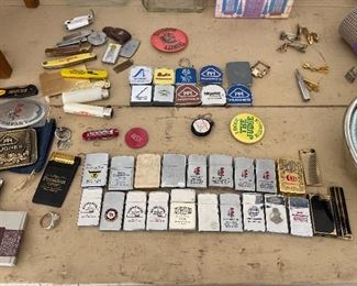 Zippo lighter collection 
Vintage tape measure collection 