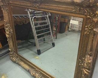 Large ornate mirror