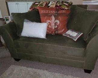 Green over sized chair 