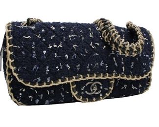 main CHANEL BLUE TWEED