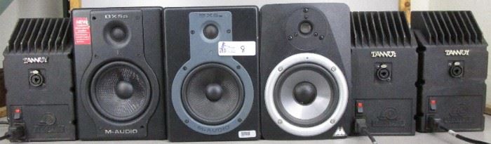 POWERED SPEAKERS, AMPS