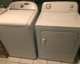 Whirlpool Top-Load Cabrio He Washer & Amana Electric Dryer