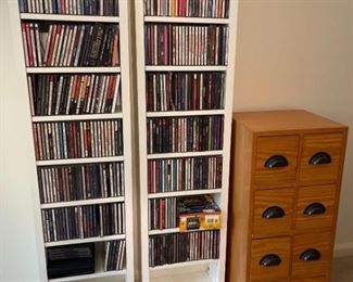 CD Collection Wood Storage Unit