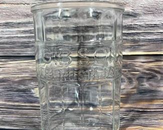 Vintage Glass Gibson Defrosta Jar