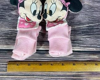 Disney Minnie Mouse Baby Pink Mitten Hand Covers