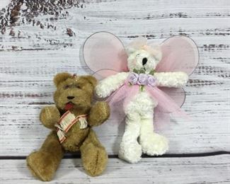 Pair of Small Teddy Bear Plush Stuffed Animals
