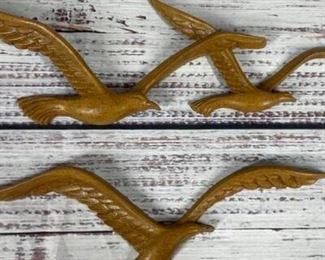 Vintage Retro Wooden Eagle Sea Gull Bird Wall Decorations