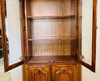 7.   American traditional china cabinet  • 78high 52wide 16deep  • $295