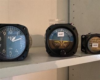 Assorted flight instruments 