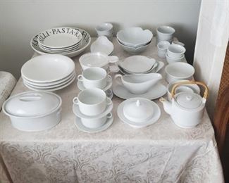 Beautiful white kitchenware