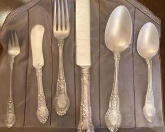 Tuilleries sterling place setting X 12.