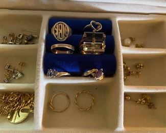 10K, 14K rings and earrings.