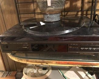 Technics 5 disc CD player