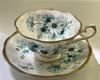 Item 40:  Royal Albert "Marguerite" Tea Cup and Saucer:  $15