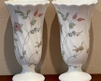 Item 89:  Pair of Small Wedgwood Vases:  $26