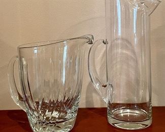 Item 96:  Water Pitcher (left):  $14  (Sold)                                                                           Item 97:  Martini Pitcher (right):  $14