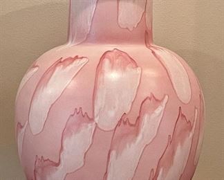 Item 99:  Decorative Pink Vase - 12":  $24
