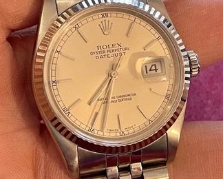 Item 148:  Rolex Oyster Perpetual Datejust Watch:  $4950