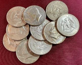 Item 162:  (10) 40% Silver Coins:  $5/Each