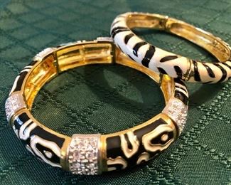 Item 250:  (2) Kenneth Lane Bangles:  $28