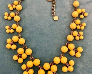Item 295:  Talbots Fashion Necklace (Yellow):  $16