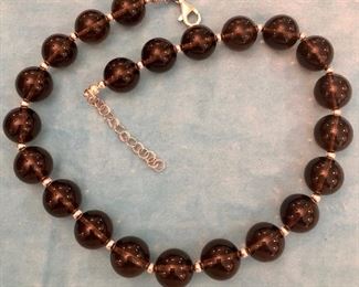 Item 340:  Beaded Bracelet with Italian Sterling Beads & End Cap:  $38