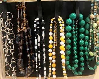 So many beautiful necklaces!  See you on Saturday, August 28th & Sunday, August 29th!