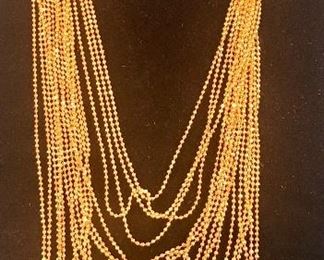 Item 374:  Joan Rivers Multi-Strand Draped Necklace:  $38