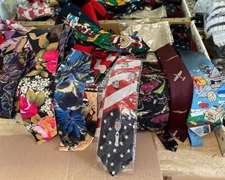 Tons of ties, cumberbunds, & bow-ties 